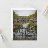 Ik wil mijn fiets in Amsterdam rijden - Briefkaart (Voorkant / Achterkant in situ)