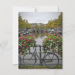 Ik wil mijn fiets in Amsterdam rijden - Briefkaart