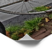 Ik wil mijn fiets in Amsterdam rijden - Briefkaart Poster (Hoek)