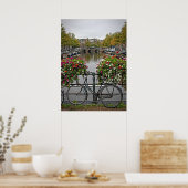 Ik wil mijn fiets in Amsterdam rijden - Briefkaart Poster (Keuken)