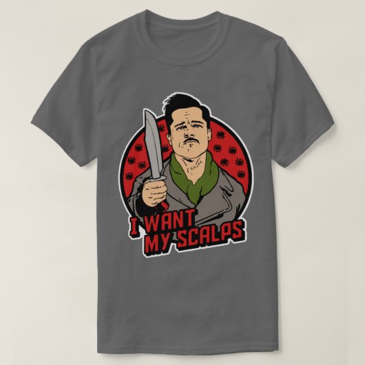 Ik wil mijn hoofdhuid t-shirt (Design voorkant)