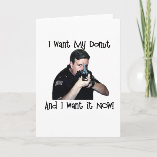 Ik wil Mijn Kaart van de Doughnut (Voorkant)