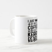 Ik wil mijn Kerry Beagle aaien Koffiemok (Voorkant links)
