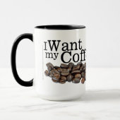 Ik wil mijn koffie... mok (Links)