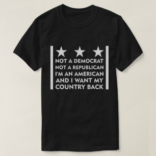Ik wil mijn land terug t-shirt