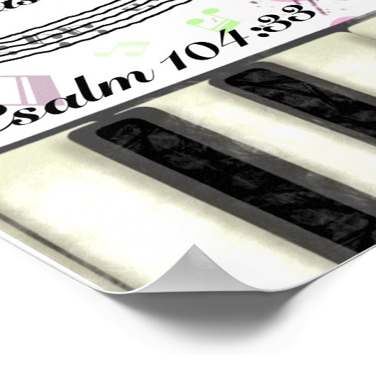 Ik wil mijn lof uitspreken poster (Hoek)