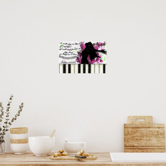 Ik wil mijn lof uitspreken poster (Keuken)