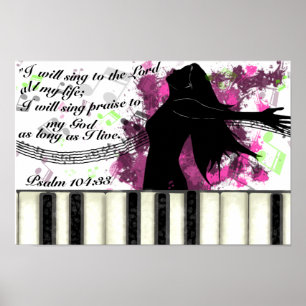 Ik wil mijn lof uitspreken poster