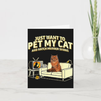 Ik wil mijn Maine Coon kat aaien en shows kijken  Kaart