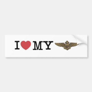 Ik wil mijn Naval Aviator Bumpersticker