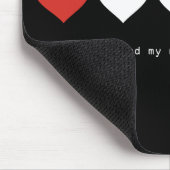 Ik wil mijn resterende leven met je doorbrengen muismat (Hoek)