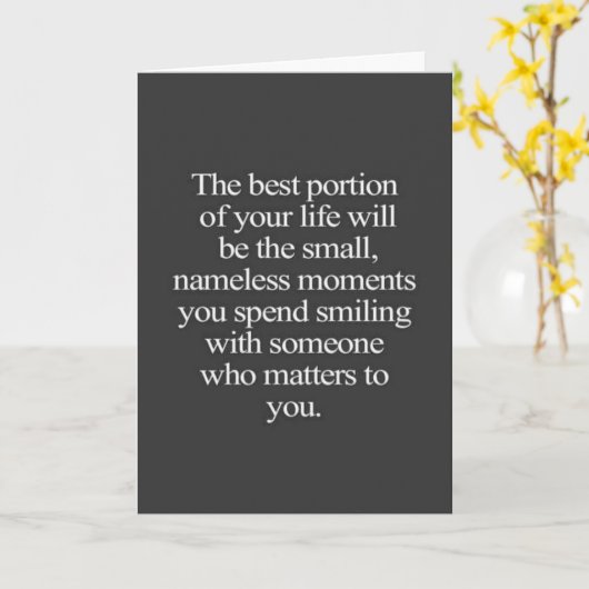 IK WIL MIJN **VALENTIJN** ZIJN KAART (Gele Bloem)