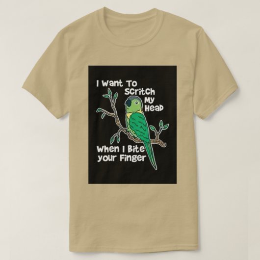 Ik wil m'n hemelvogel uitstrooien. t-shirt (Design voorkant)