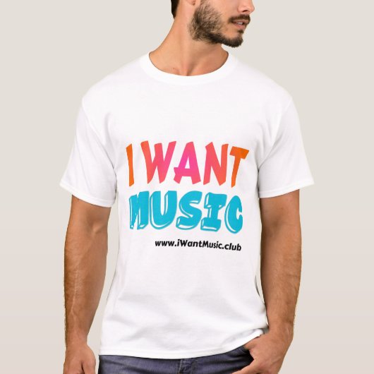 Ik wil muziek - nieuwe muziekfestival Cotton Tankt T-shirt (Voorkant)