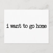 ik wil naar huis briefkaart (Voorkant)