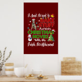 Ik wil naar kerstfilms kijken, ierse wolfshond poster (Keuken)