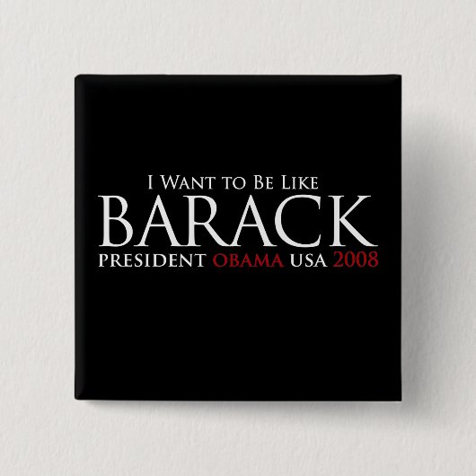 Ik wil net als Barack Button zijn (Voorkant)
