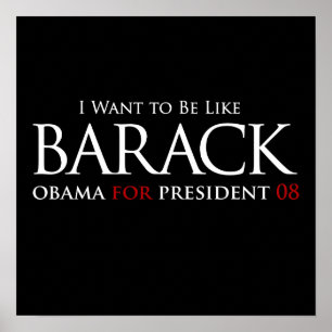 Ik wil net als Barack zijn Poster