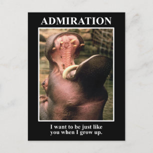 Ik wil net als jij zijn als ik groot ben briefkaart