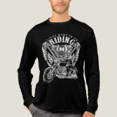 Ik Wil Net Gaan Rijden Tri-Blend Shirt (Voorkant volledig)