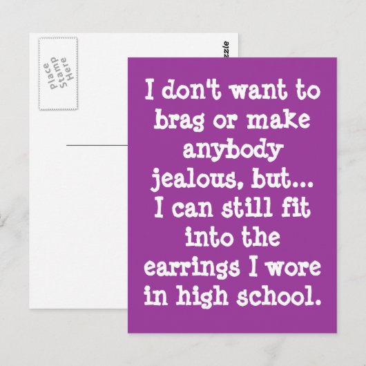 Ik wil niet... briefkaart (Voorkant / Achterkant)