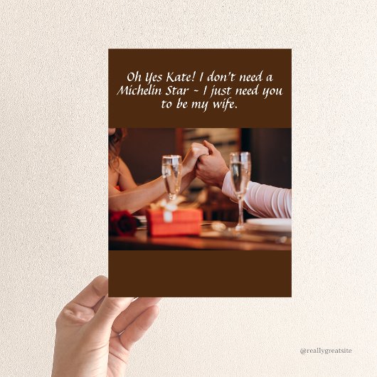 IK WIL NIET DAT JE MICHELIN STAR WORDT, GEPERSONAL
