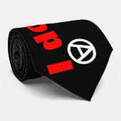 Ik wil niet de ketting van de baas zijn. stropdas (Opgerold)