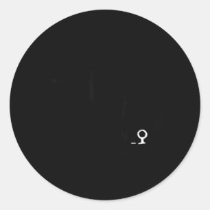 Ik Wil Niet Grappige Zwarte Kraai Ronde Sticker