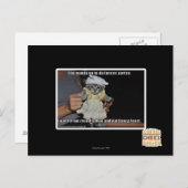 Ik wil niet naar een dansfeest briefkaart (Voorkant / Achterkant)