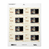 Ik wil niet naar een dansfeest etiket (Full Sheet)