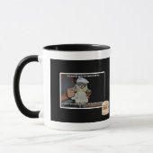 Ik wil niet naar een feest gaan mok (Links)