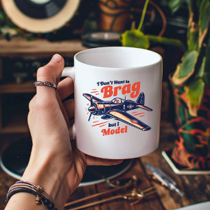 Ik wil niet opscheppen maar ik ben een model koffiemok