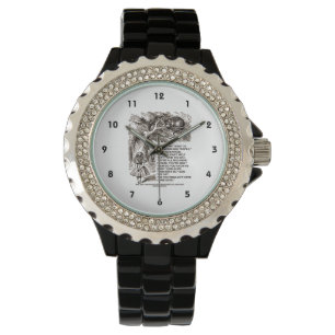 Ik wil niet tussen Mad Mensen Alice Cheshire gaan. Horloge