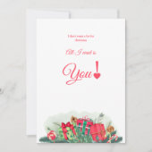 Ik wil niet veel voor kerstkaarten bedankkaart (Voorkant)