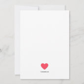 Ik wil niet veel voor kerstkaarten bedankkaart (Achterkant)