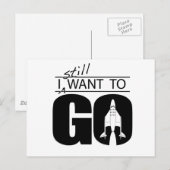 Ik wil nog steeds gaan briefkaart (Voorkant / Achterkant)