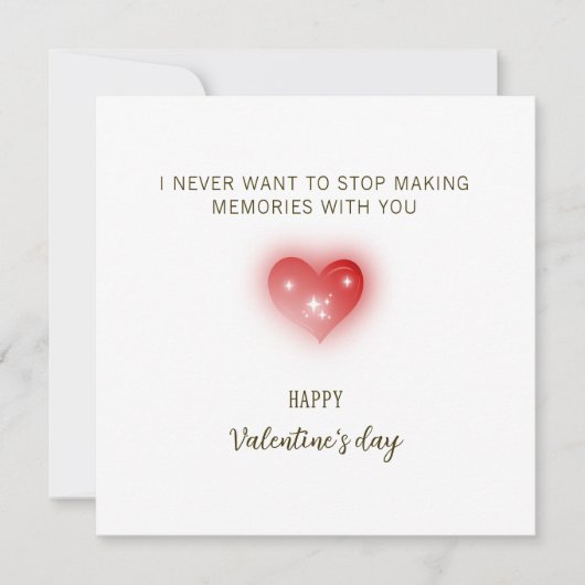 Ik wil nooit stoppen met het maken van herinnering (Voorkant)