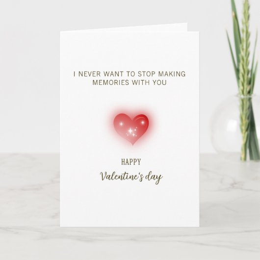 Ik wil nooit stoppen met het maken van herinnering kaart (Voorkant)