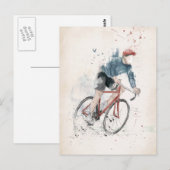 Ik wil op mijn fiets rijden briefkaart (Voorkant / Achterkant)