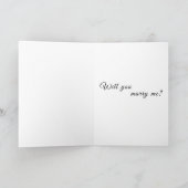 Ik wil oud worden met je trouwvoorstel kaart (Binnen)