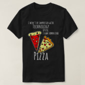 Ik wil pizza downloaden t-shirt (Design voorkant)
