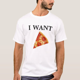 IK WIL PIZZA. T-SHIRT