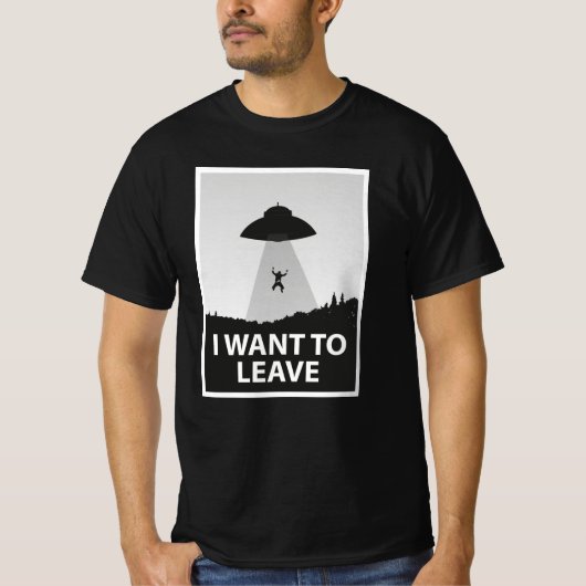 Ik wil poster laten t-shirt (Voorkant)