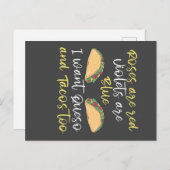 Ik wil Queso and Tacos too_701e34210f53ab0073e6164 Aankondigingskaart (Voorkant / Achterkant)