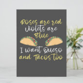 Ik wil Queso and Tacos too_701e34210f53ab0073e6164 Menu (Staand voorkant)