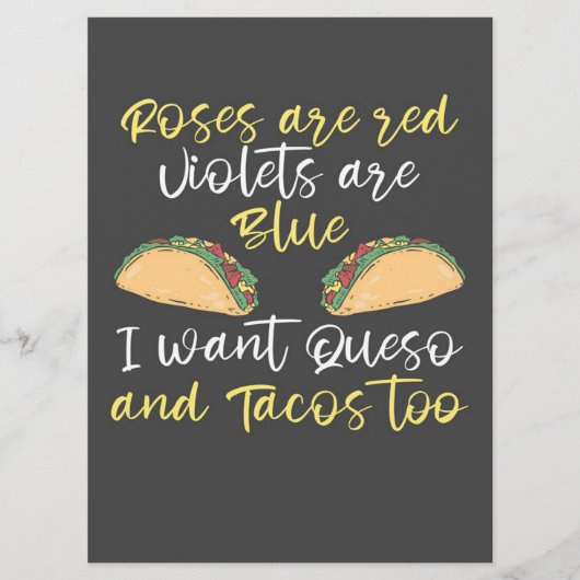 Ik wil Queso and Tacos too_701e34210f53ab0073e6164 Menu (Voorkant)