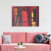 Ik wil rijden canvas afdruk (Insitu (Woonkamer))