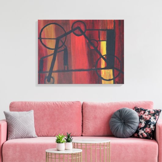 Ik wil rijden canvas afdruk (Insitu (Woonkamer))