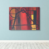 Ik wil rijden canvas afdruk (Insitu (Houten vloer))