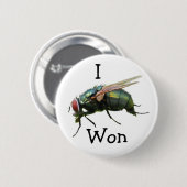 IK WIL RONDE BUTTON 5,7 CM (Voorkant /achterkant)